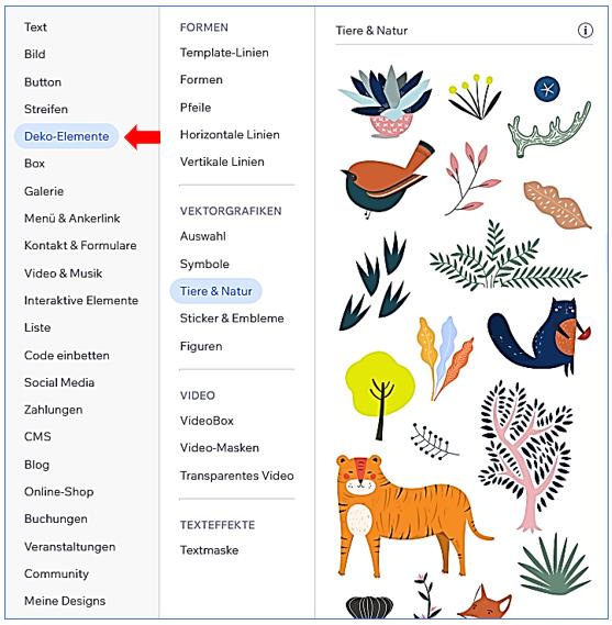 06 Elemente Deko Elemente