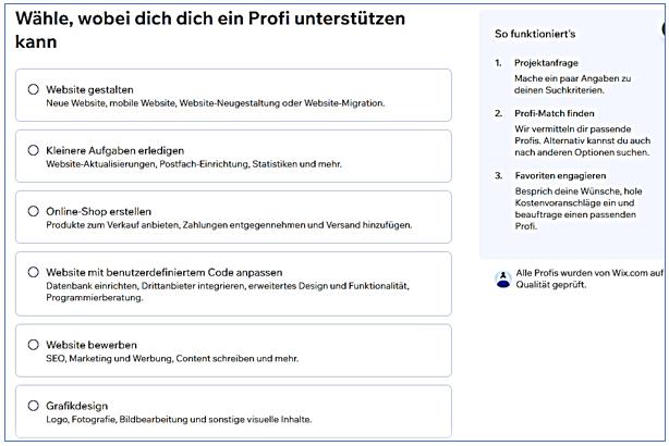 editor 9 linke obere Zeile   Profi engagieren  2 